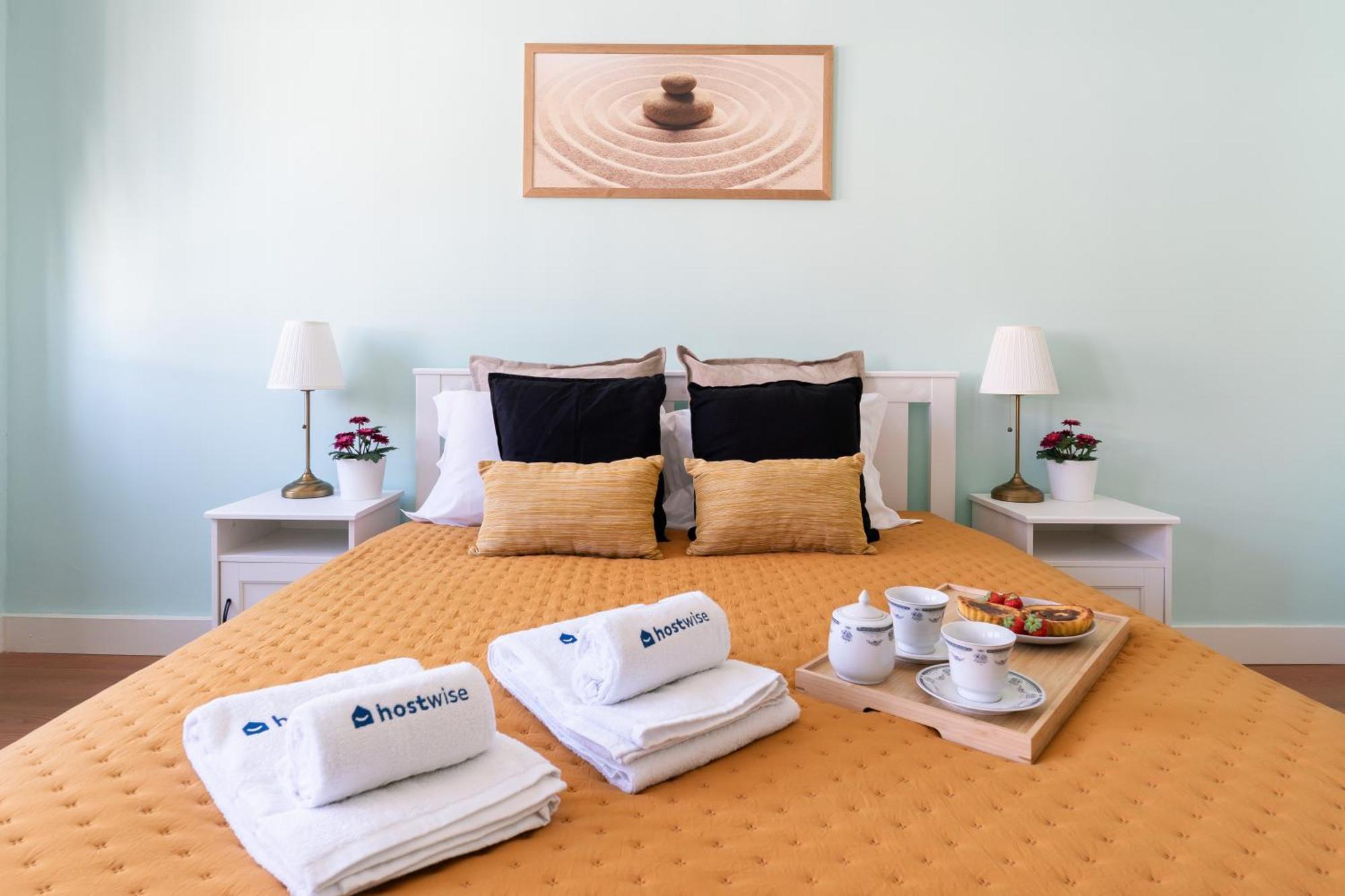 Host Wise - Colorful Bright Flat With Balcony Leilighet Porto Rom bilde